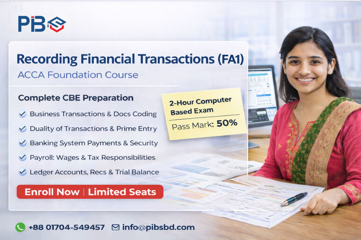 FA1 Recording Financial Transactions