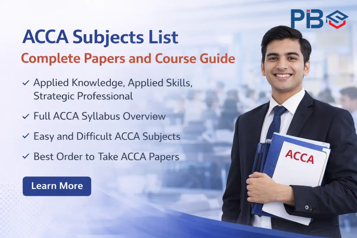 ACCA subjects list