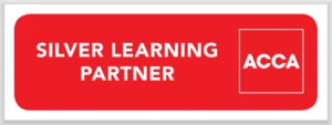 Silver LP logo (red)